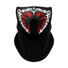 Load image into Gallery viewer, LED Warm Headgear ED Face Mask Party Masks Light Up Dance Halloween Cosplay Easter Rave Mask Luminous Costume Washable Foldable  Luminous Cool Party Mask Activated Light Up Mask Led Music Party Mask Led Music Mask for Festival Party
