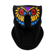 Load image into Gallery viewer, LED Warm Headgear ED Face Mask Party Masks Light Up Dance Halloween Cosplay Easter Rave Mask Luminous Costume Washable Foldable  Luminous Cool Party Mask Activated Light Up Mask Led Music Party Mask Led Music Mask for Festival Party
