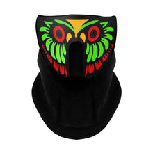 Load image into Gallery viewer, LED Warm Headgear ED Face Mask Party Masks Light Up Dance Halloween Cosplay Easter Rave Mask Luminous Costume Washable Foldable  Luminous Cool Party Mask Activated Light Up Mask Led Music Party Mask Led Music Mask for Festival Party
