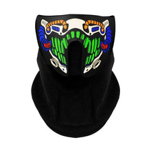 Load image into Gallery viewer, LED Warm Headgear ED Face Mask Party Masks Light Up Dance Halloween Cosplay Easter Rave Mask Luminous Costume Washable Foldable  Luminous Cool Party Mask Activated Light Up Mask Led Music Party Mask Led Music Mask for Festival Party
