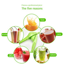 Load image into Gallery viewer, Lemon Squeezer Liquid Portable Multi-Functional Lemon Squeezer Manual Orange Citrus Juicer Home Lemon Clip Squeeze Juice Mini Orange Press Juice Kitchen Tools Manual Fruit Juicer Mini Blender
