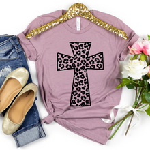 Load image into Gallery viewer, Leopard Cross Tee
