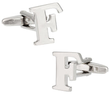 Load image into Gallery viewer, Letter F Cufflinks
