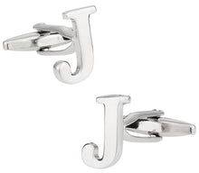 Load image into Gallery viewer, Letter J Cufflinks
