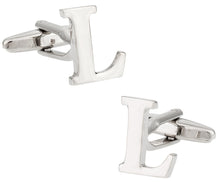 Load image into Gallery viewer, Letter L Cufflinks

