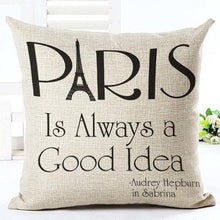 Load image into Gallery viewer, Letter Love Home Cushion Covers Cotton Linen Black White Pillow Cover I Love You Forever and Always Throw Pillow Case Love Letter Pillow Cushion Covers Fashion Home Decor Cover Sofa Bed Nordic Decorative Pillow Case 45x45CM
