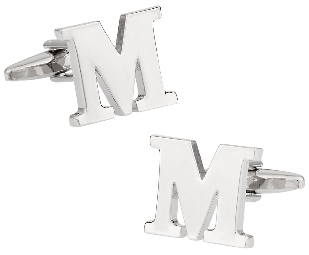 Letter M Cufflinks