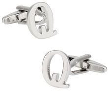 Load image into Gallery viewer, Letter Q Cufflinks
