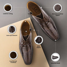 Load image into Gallery viewer, Liam Genuine Leather Lace-Up Style Boots for Men
