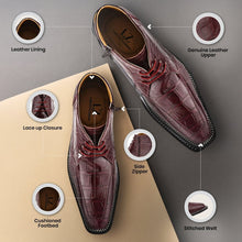 Load image into Gallery viewer, Liam Genuine Leather Lace-Up Style Boots for Men
