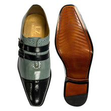 Load image into Gallery viewer, LIBERTYZENO Men&#39;s Double Buckle Monk Strap Leather Dress Shoes
