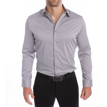 Load image into Gallery viewer, goTIELESS Ultimate Dress Shirt (Light Grey)
