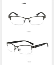 Load image into Gallery viewer, Lightweight Alloy Semi-Rimless Reading Glasses For  Men And Women With Quality Half Frame  Men Reading Glasses  For Men New Retro Eyewear
