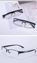 Load image into Gallery viewer, Lightweight Alloy Semi-Rimless Reading Glasses For  Men And Women With Quality Half Frame  Men Reading Glasses  For Men New Retro Eyewear
