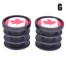 Load image into Gallery viewer, Lightweight Mini Bicycle National Flag Handlebar End Plugs For Mountain Road Bike Bicycle Grips Parts Protective Cover Handlebar Bar End Plugs Plastic Bike Handlebar End Caps For Road Bike Most Bicycle
