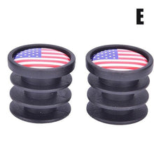 Load image into Gallery viewer, Lightweight Mini Bicycle National Flag Handlebar End Plugs For Mountain Road Bike Bicycle Grips Parts Protective Cover Handlebar Bar End Plugs Plastic Bike Handlebar End Caps For Road Bike Most Bicycle
