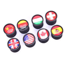 Load image into Gallery viewer, Lightweight Mini Bicycle National Flag Handlebar End Plugs For Mountain Road Bike Bicycle Grips Parts Protective Cover Handlebar Bar End Plugs Plastic Bike Handlebar End Caps For Road Bike Most Bicycle
