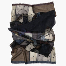Load image into Gallery viewer, Villaggio - Wool Scarf - Navy
