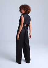 Load image into Gallery viewer, Broadway Liza Wide-Leg Virgin Wool Pants in Deep Black
