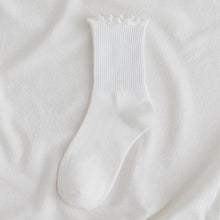 Load image into Gallery viewer, Little Flower Socks Girl's Socks Simple Solid Color Socks Women's Long Socks Kawaii Happy And Funny Breathable Socks For Women
