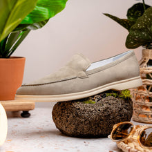 Load image into Gallery viewer, 16-621-BON LIVORNO Sueded Italian Goatskin Loafer Bone
