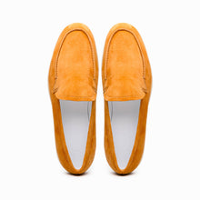 Load image into Gallery viewer, 16-621-CGN LIVORNO Sueded Italian Goatskin Loafer Cognac
