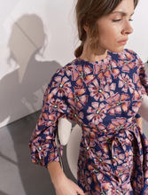 Load image into Gallery viewer, Maeve Navy &amp; Pink Floral Dress
