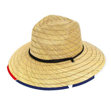 Load image into Gallery viewer, Peter Grimm Lone Star State - Rye Straw Lifeguard Hat
