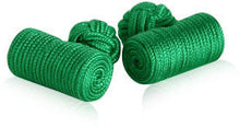 Load image into Gallery viewer, Log Style Knot Cuff Links
