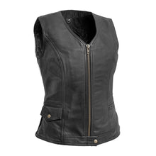 Load image into Gallery viewer, Lolita - Women's Motorcycle Leather Vest
