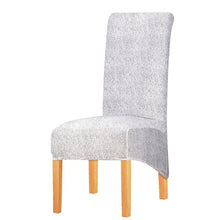 Load image into Gallery viewer, Long Backrest High Elastic Chair Cover European Backrest Seat Cover Home Washable Living Room Restaurant Hotel Party Banquet Dining Chair Cover Stretch Chair Slipcover, Spandex Elastic Removable Washable Chair Seat Covers Protector for Dining Room

