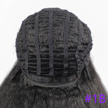 Load image into Gallery viewer, Long Kinky Straight Synthetic Wigs for Black Women Black Brown Blonde Ginger Red White Hair Afro Wigs Synthetic Hair  Wigs For Black Women Cosplay Wigs For Women
