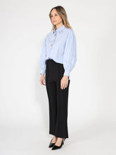 Load image into Gallery viewer, Long Puff Sleeve Button Detail Cotton Shirt
