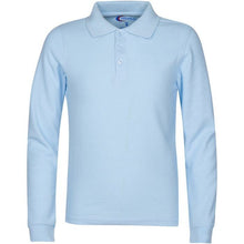 Load image into Gallery viewer, Boys/ Unisex Long Sleeve Pique Polo Shirt
