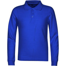 Load image into Gallery viewer, Boys/ Unisex Long Sleeve Pique Polo Shirt
