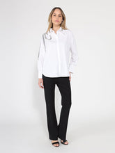 Load image into Gallery viewer, Long Sleeve Shirt Button Down Sequin Embellished
