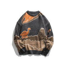 Load image into Gallery viewer, Loose Fit Patterned Jacquard Round Neck Sweater - # BOAA13510050 &amp; GIAA23510039
