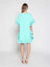 Load image into Gallery viewer, Loose Fitted Ruffle Sleeve Dress
