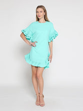 Load image into Gallery viewer, Loose Fitted Ruffle Sleeve Dress
