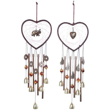 Load image into Gallery viewer, Love Shape Wind Chimes Metal Tube Bell Wind-chimes Decor Hanging Ornaments Dream-catcher Home Garden Decor Hanging Ornaments Craft Gifts For Mom Birthday Celebration
