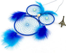 Load image into Gallery viewer, Lovely Owl Dream Catcher Wall Hanging Ornament Large Handmade Perfect Gift Design Dreamcatcher Decoration For Kids' Bedroom Dorm Nursery Chic Ornament Craft  Eyes Can Be Glowed In Darkness
