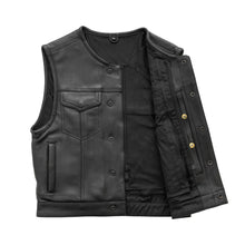 Load image into Gallery viewer, Lowside Men's Motorcycle Leather Vest
