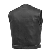 Load image into Gallery viewer, Lowside Men's Perforated Motorcycle Leather Vest
