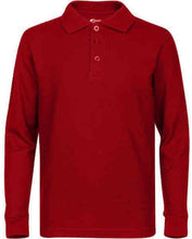 Load image into Gallery viewer, Toddlers Long Sleeve Pique Polo Shirt
