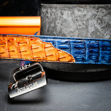 Load image into Gallery viewer, Luciano Belt Blue / Brandy
