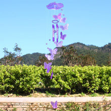 Load image into Gallery viewer, Lucky Butterfly Hanging Wind Chime Bell Garden Decoration Ornament Gift Home Decoration Fashion  High-end Gift Butterfly Gift Grandmother Gift Mother Gift Birthday Gift Festival Gift Witness Friendship Outdoor Wind Chime Garden Decor
