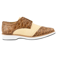 Load image into Gallery viewer, Lucky mens oxford croco lizard print casual shoes
