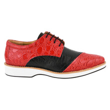 Load image into Gallery viewer, Lucky mens oxford croco lizard print casual shoes
