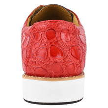 Load image into Gallery viewer, Lucky mens oxford croco lizard print casual shoes
