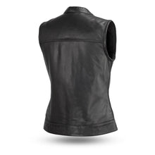 Load image into Gallery viewer, Ludlow Women's Motorcycle Leather Vest
